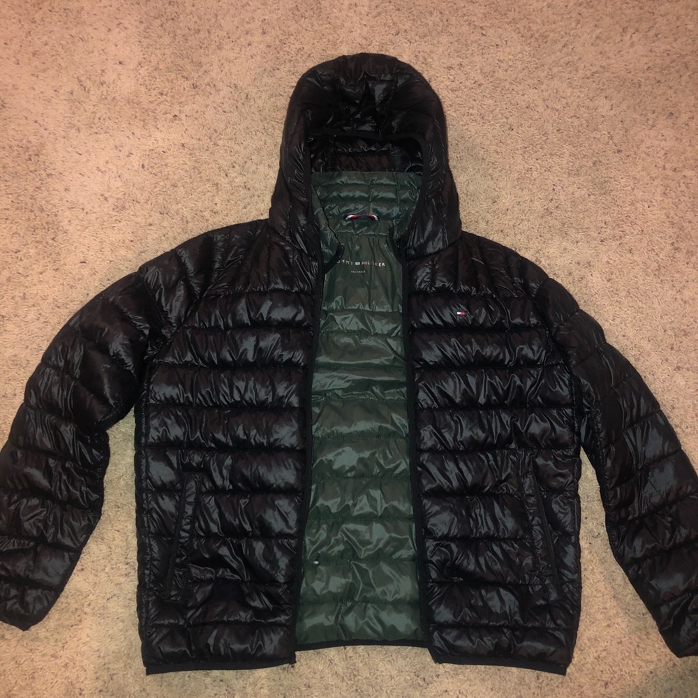 Black double layer Tommy Hilfiger Jacket